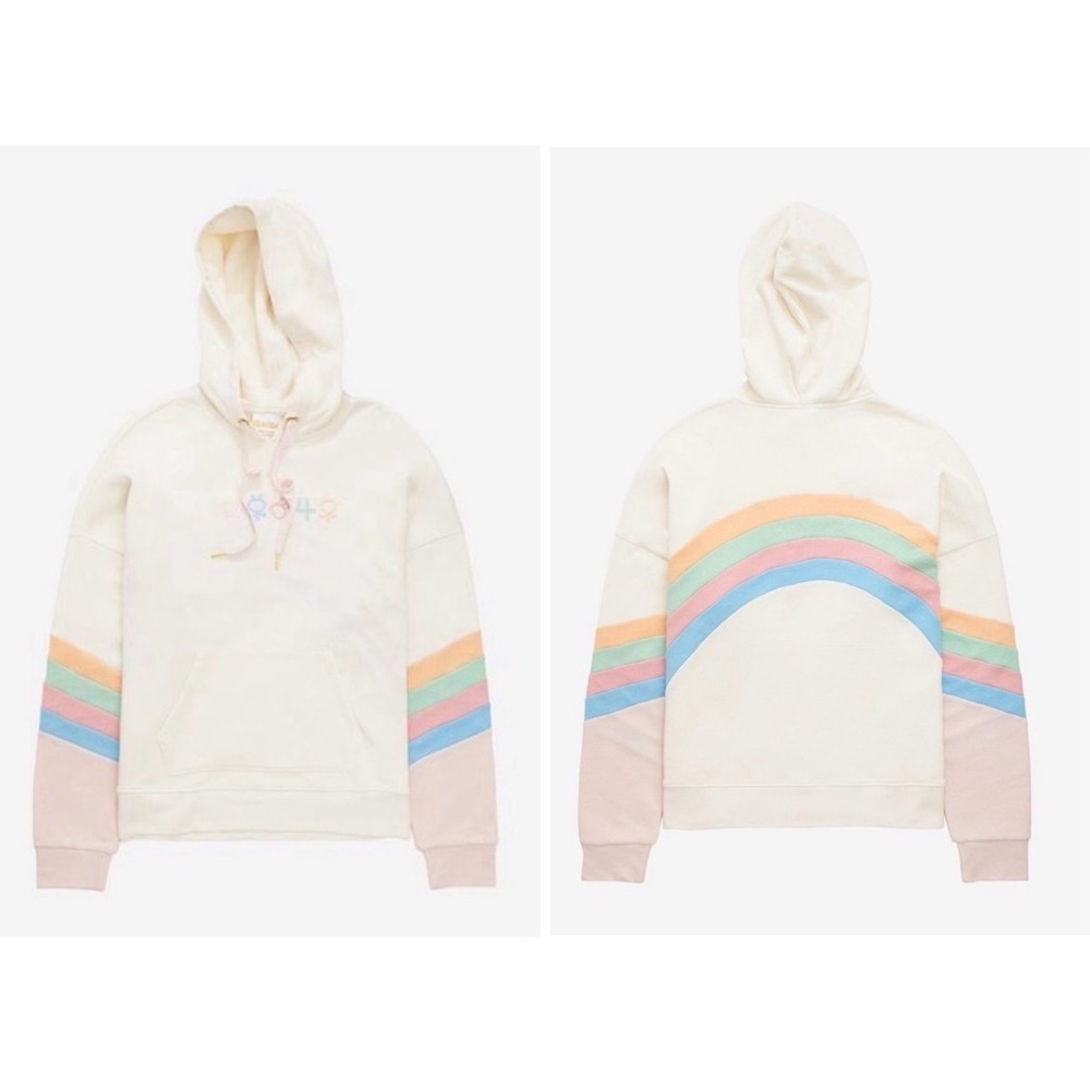 SAILOR MOON Rainbow Hoodie size Large